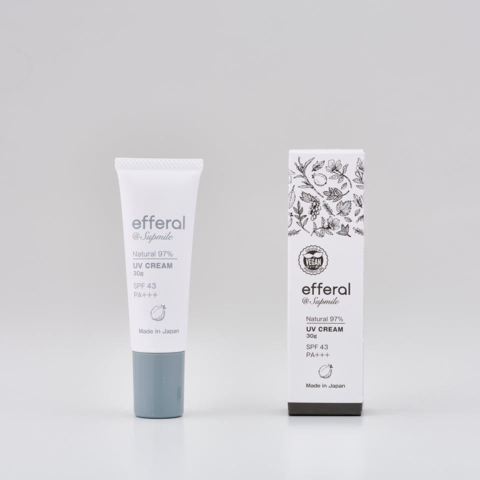 efferal ナチュラルUVケアクリーム 30g 送料無料（配送日時指定不可）